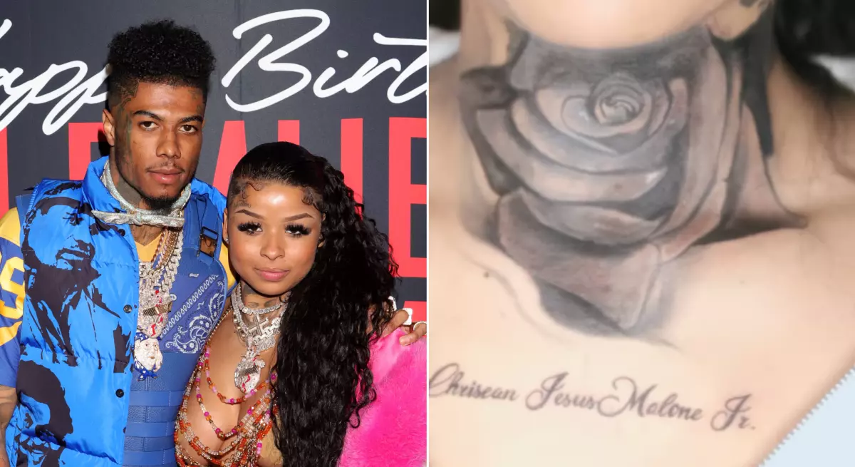 Chrisean Rock choque en se faisant tatouer Blueface 😨