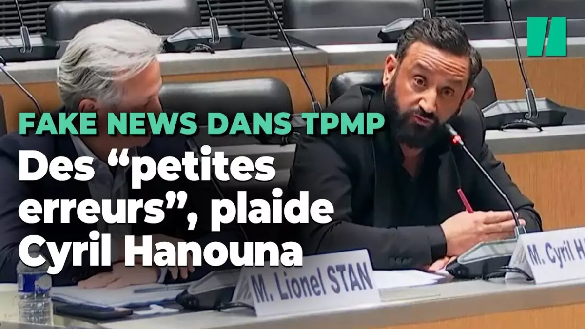 Cyril Hanouna réfute l'existence de fake news dans TPMP