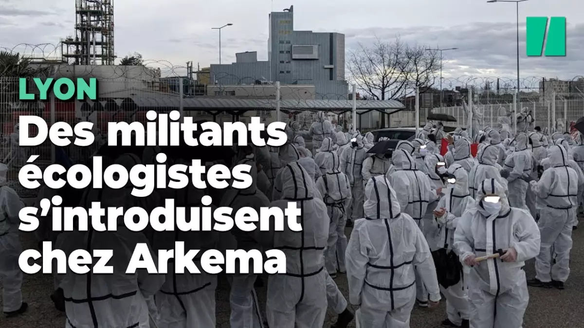 Des activistes d'Extinction Rebellion et Youth for Climate font irruption chez Arkema