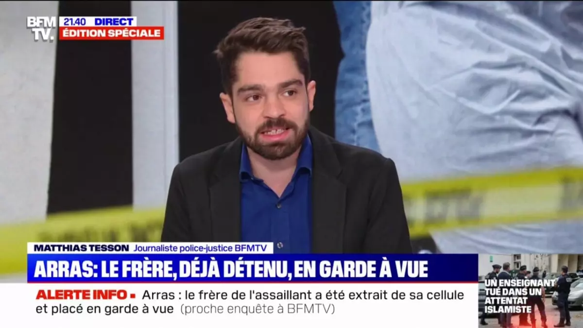 Enquête sur l'auteur de l'attentat d'Arras