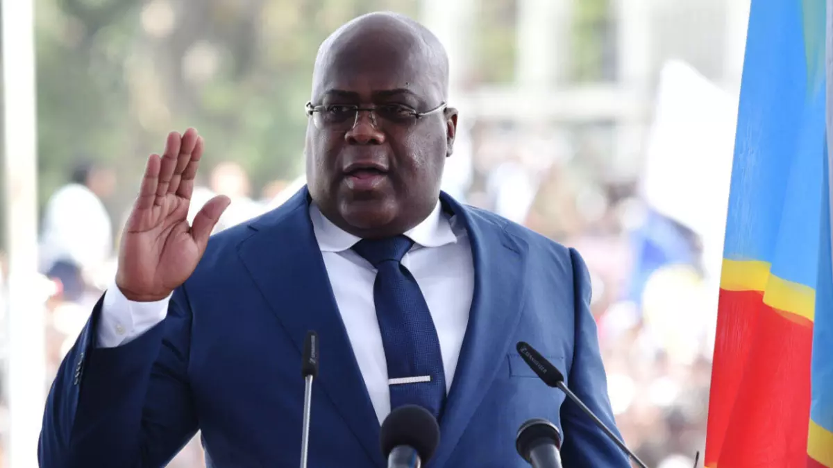 Félix Tshisekedi en meeting à Lumbumbashi, fief de Moïse Katumbi en RD Congo