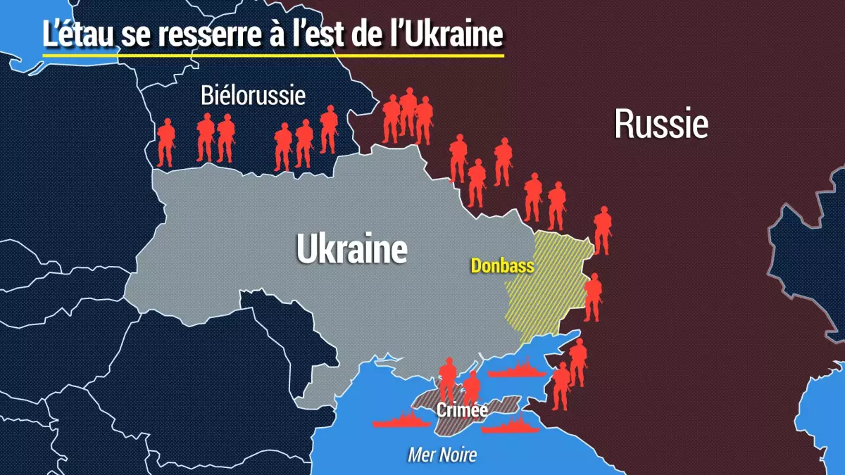 L'Occident affaibli et isolé face à la menace russe en Ukraine