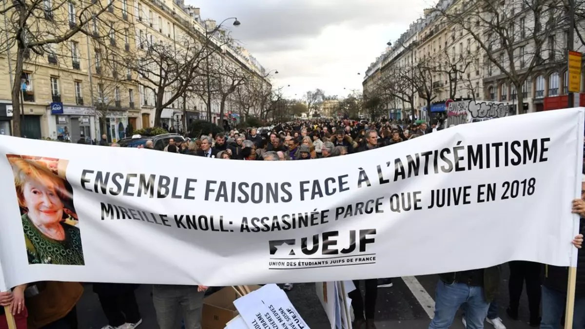 Marche contre l'antisémitisme : l'unité face à une menace croissante