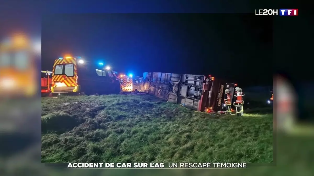 Témoignage poignant d'un rescapé de l'accident de car sur l'A6