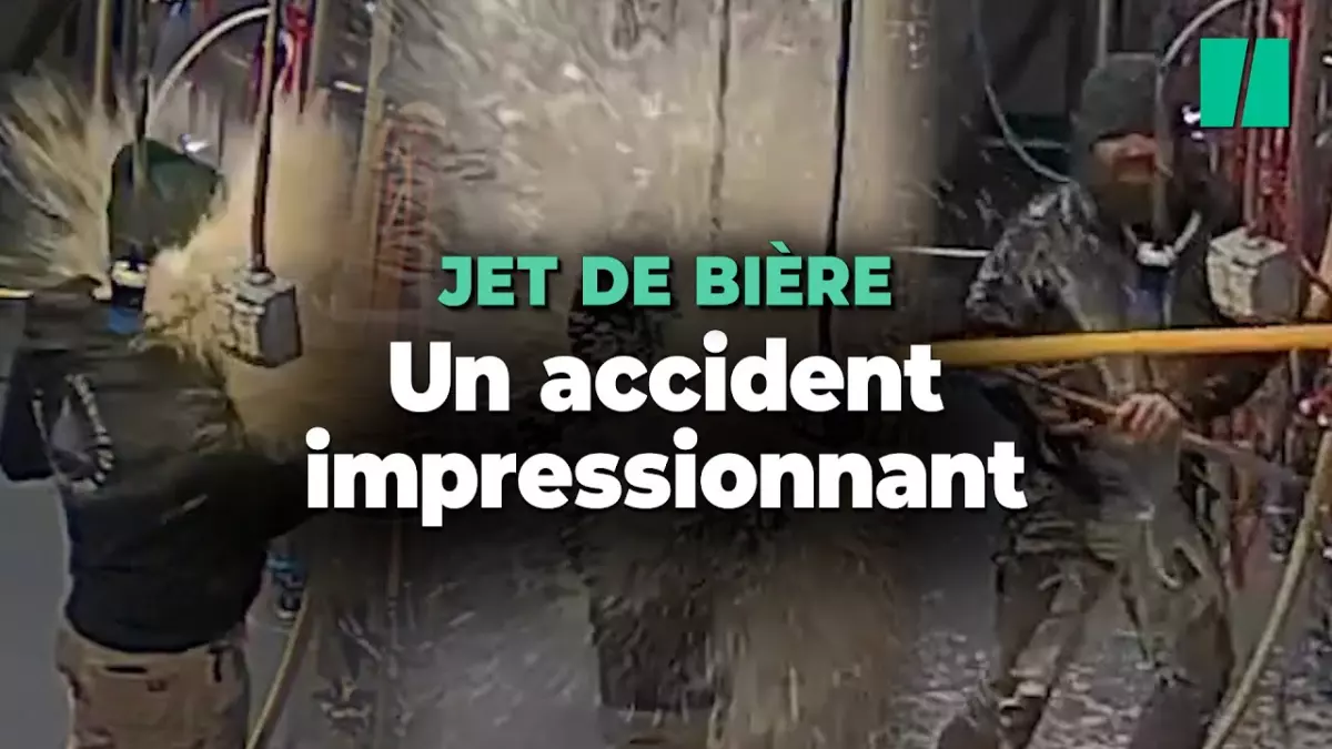 Une bière renommée après un accident impressionnant