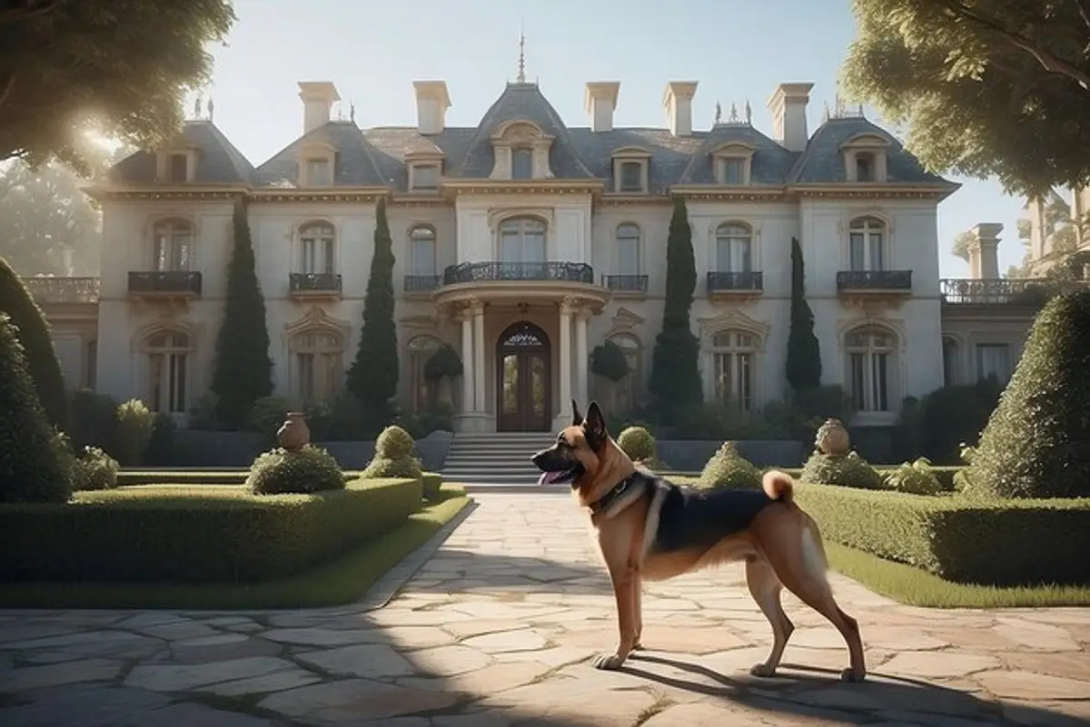 château Cheverny Loire, façade blanche pierre Bourré, chiens chasse