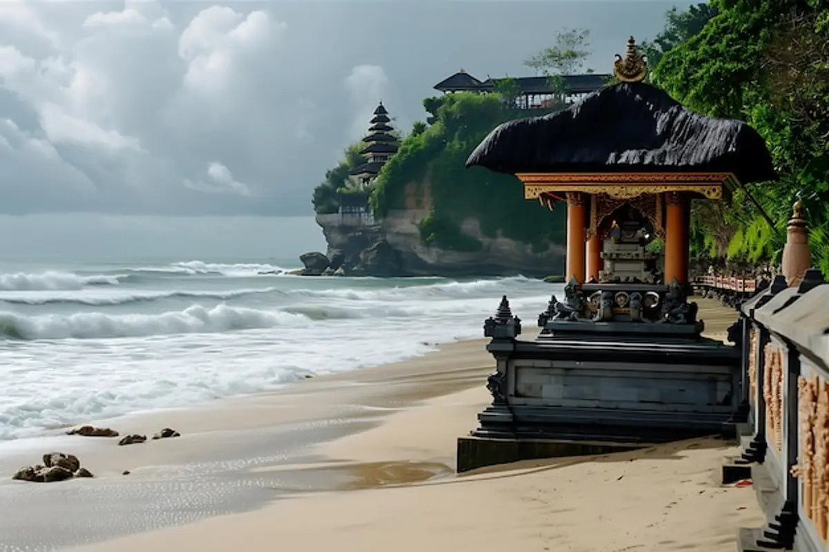 plage Bali, rizières Ubud, temple Balinais