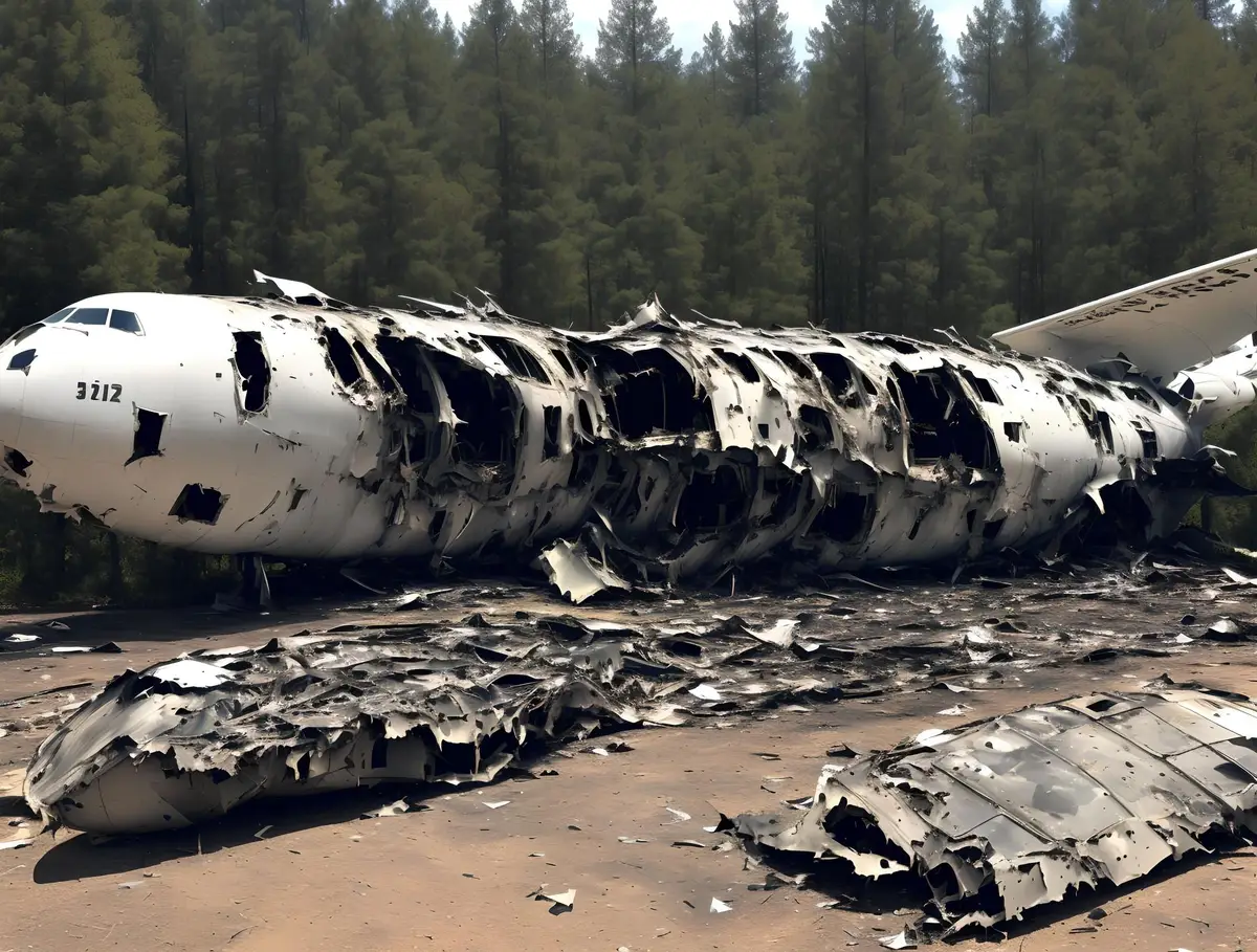 attentat Lockerbie avion explosion débris Écosse