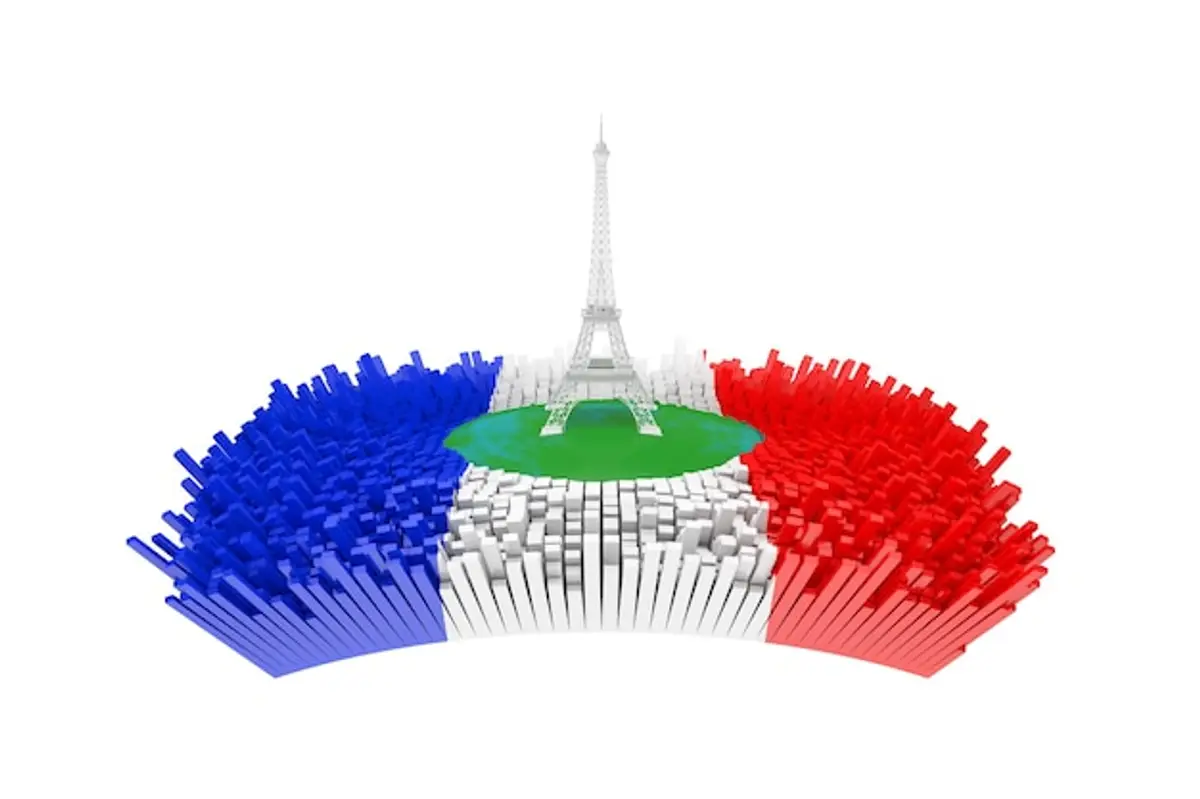 carte france, tour eiffel, paris, drapeau français