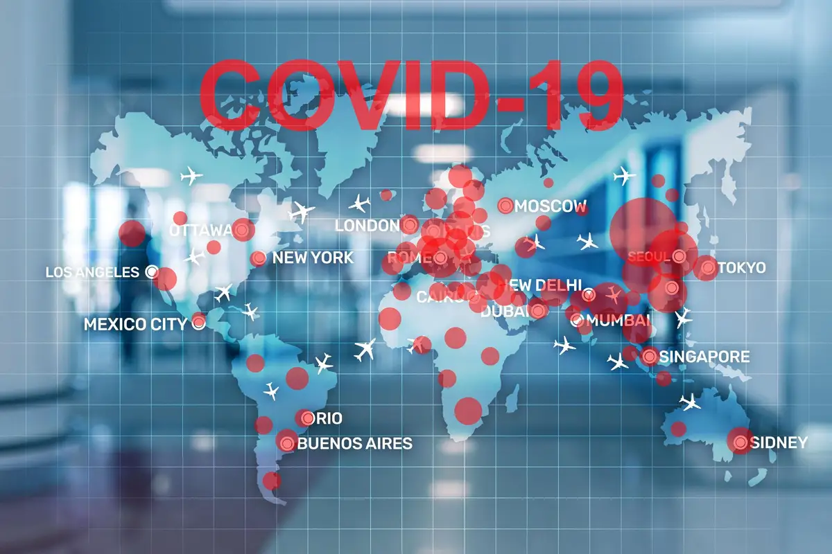 épidémie virus carte monde hôpital